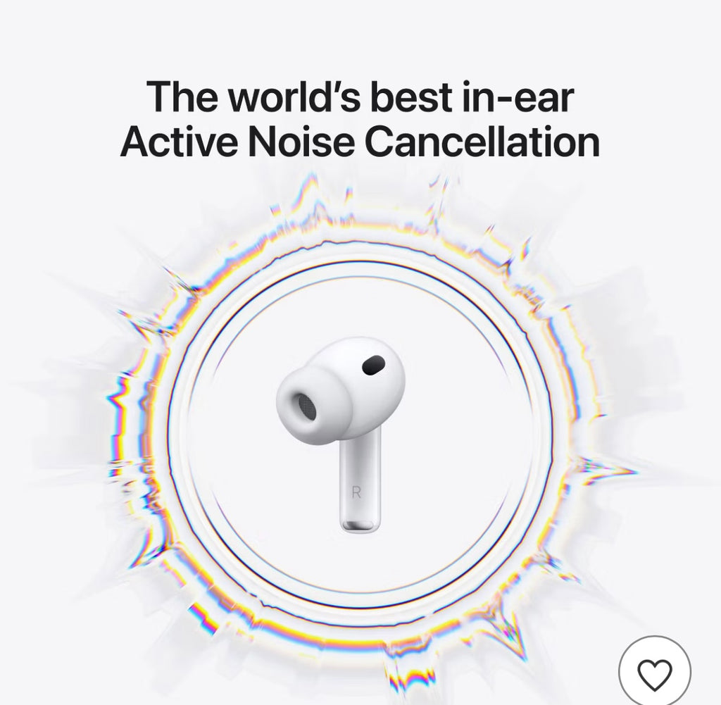 Apple AirPods Pro 3 – Wireless Earbuds with Active Noise Cancellation