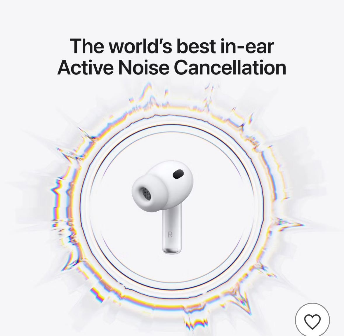 Apple AirPods Pro 3 – Wireless Earbuds with Active Noise Cancellation